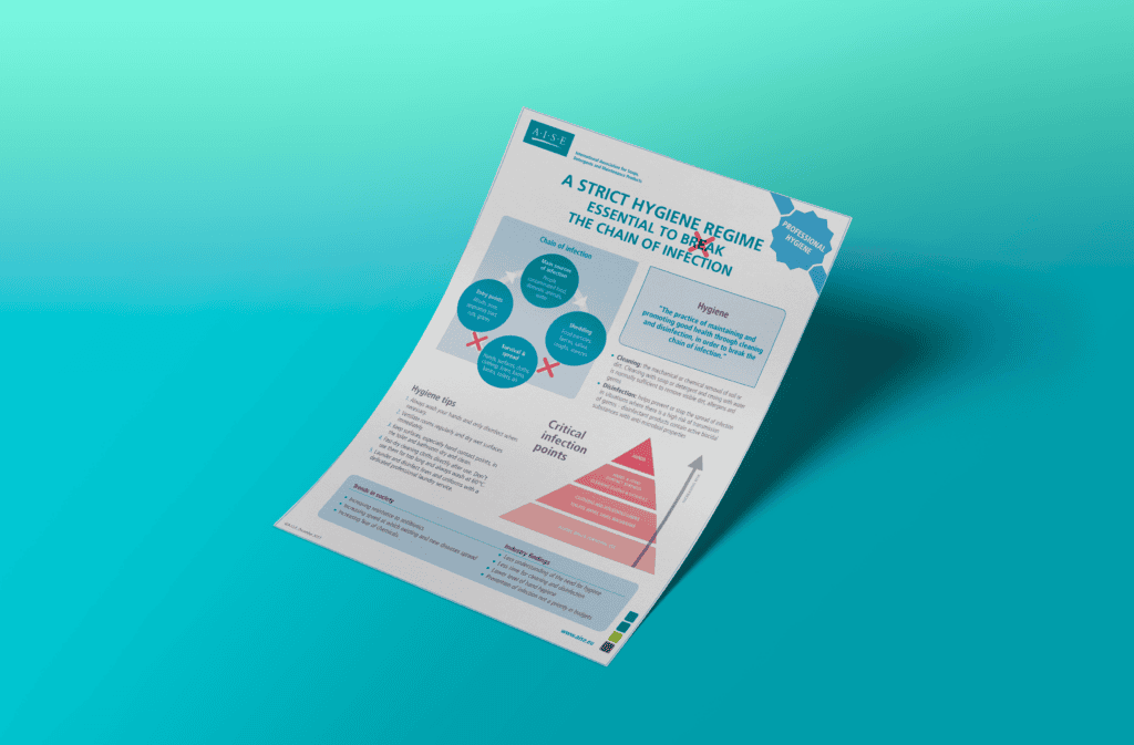 A strict hygiene regime essential to break the chain of infection - A.I.S.E. Factsheet (Dec 2017)