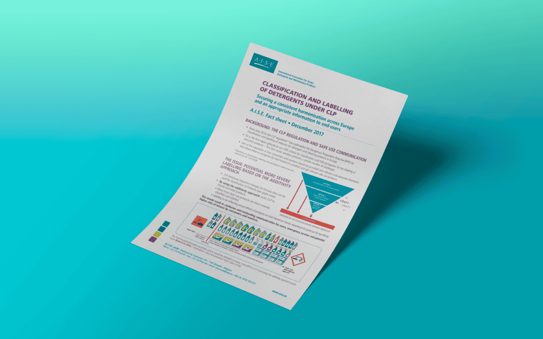 Classification and labelling of detergents under CLP – A.I.S.E. Factsheet (Dec 2017)