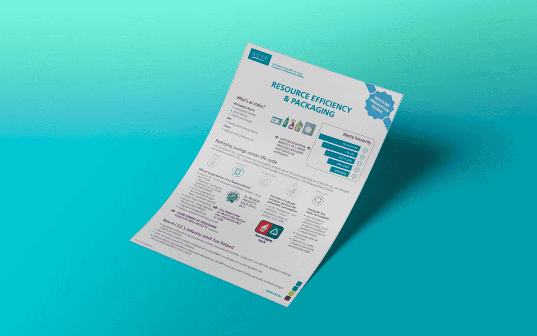 Resource efficiency & packaging – A.I.S.E. factsheet (Dec 2017)