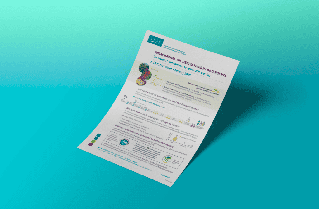 Palm kernel oil derivatives in detergents - A.I.S.E. Factsheet (Jan 2020)