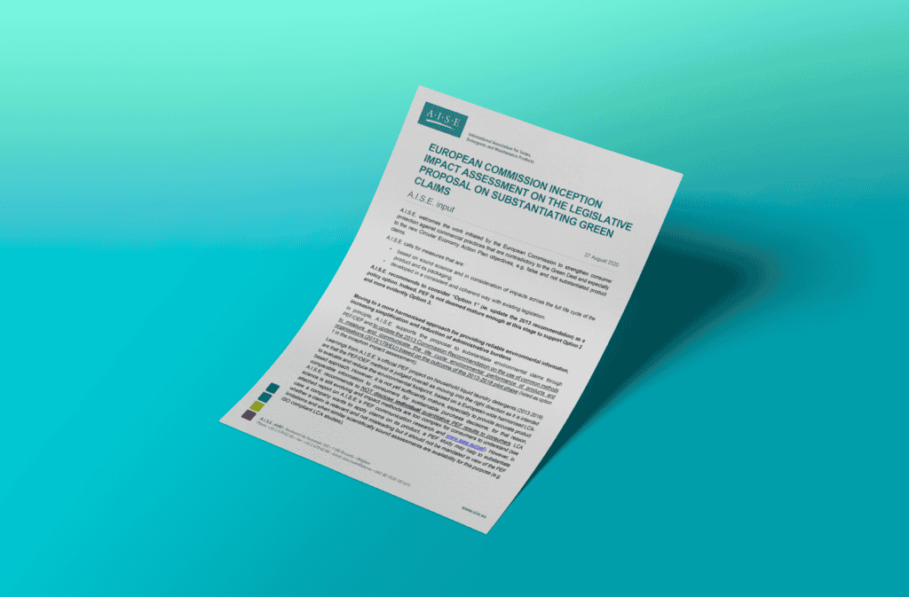 European Commission inception impact assessment on the legislative proposal on substantiating green claims