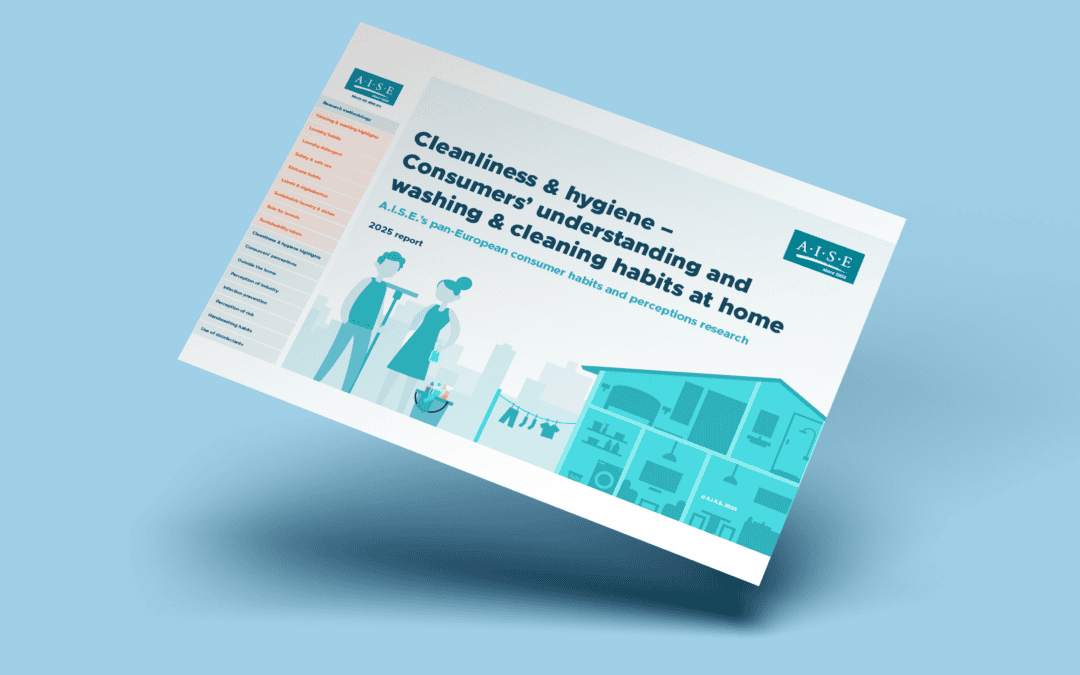 A.I.S.E. consumer research confirms opportunities for safer & more sustainable habits by consumers at home