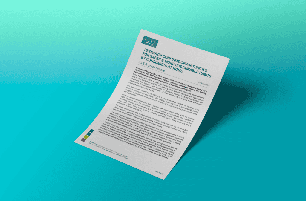 Research confirms opportunities for safer & more sustainable habits by consumers at home