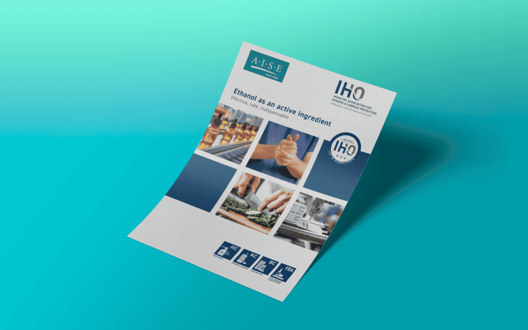 Ethanol as an active ingredient – Joint IHO A.I.S.E. publication (April 2025)