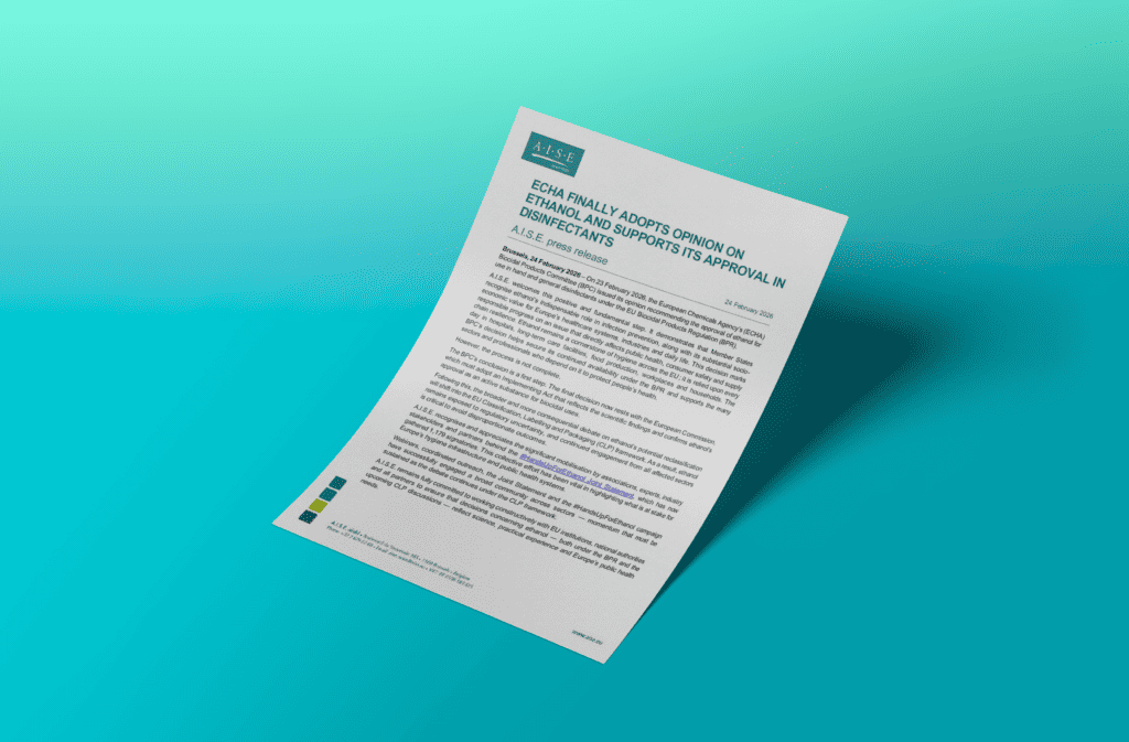 ECHA finally adopts opinion on ethanol and supports its approval in disinfectants