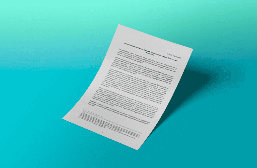 An Internal Market Legal Basis to drive waste management step-change in the New Circular Economy Act