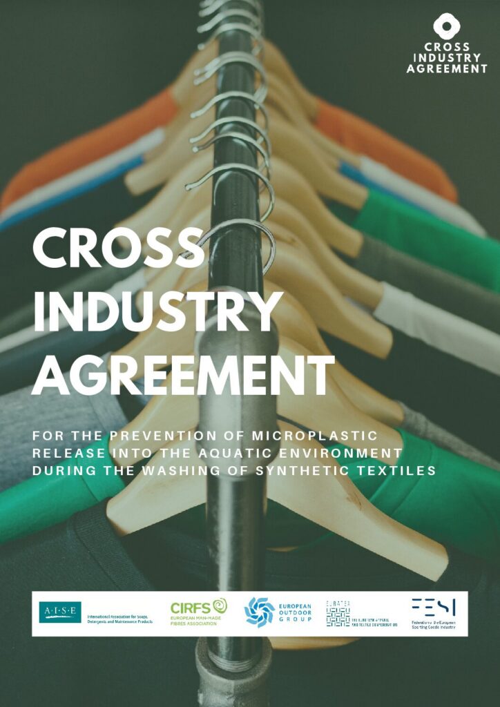 Cross industry agreement for the prevention of microplastic release into the aquatic environment during the washing of synthetic textiles - 2018